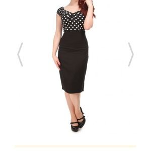 Collectif Black Pencil Skirt